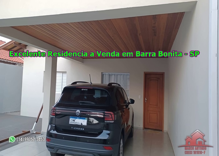 Excelente Residência a Venda em Barra Bonita – SP