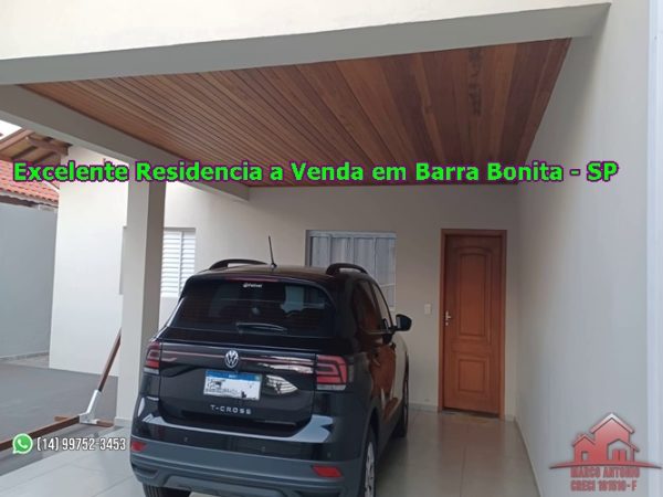 Excelente Residência a Venda em Barra Bonita – SP