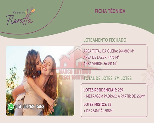 Lançamento Condomínio Reserva Floratta – em Bauru-SP