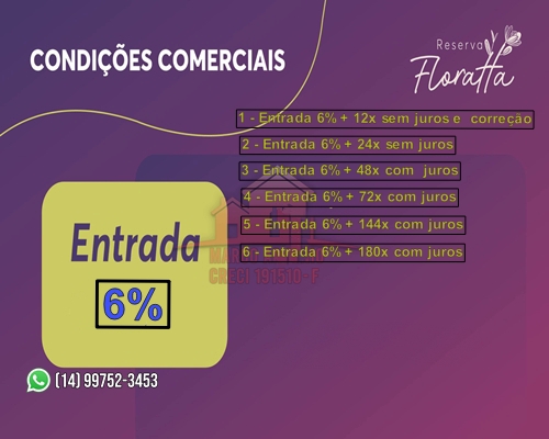 Lançamento Condomínio Reserva Floratta – em Bauru-SP